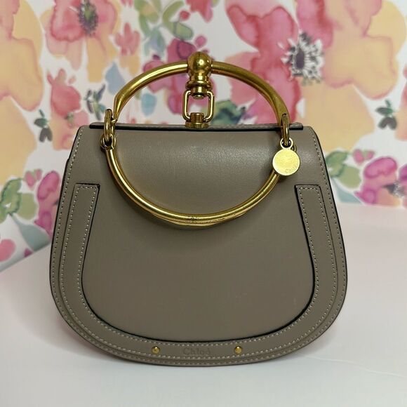 💯Authentic Chloe Nile Grey Small Crossbody Bag🍀 - Picture 7 of 17